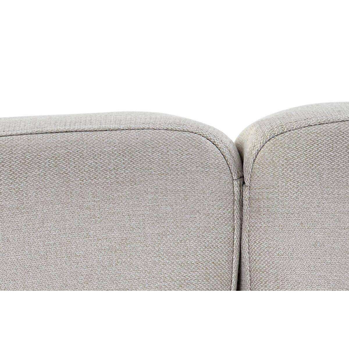 Sofá Cama DKD Home Decor 203 x 87 x 81 cm Negro Beige Metal Marrón
