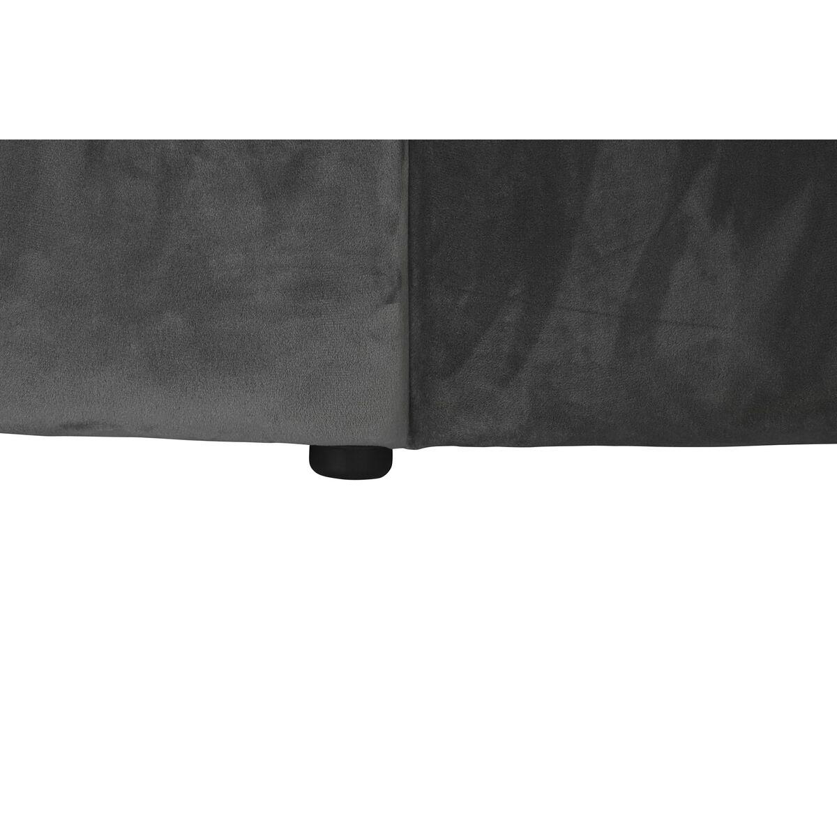 Banqueta DKD Home Decor Gris Madera MDF 125 x 53 x 46,5 cm