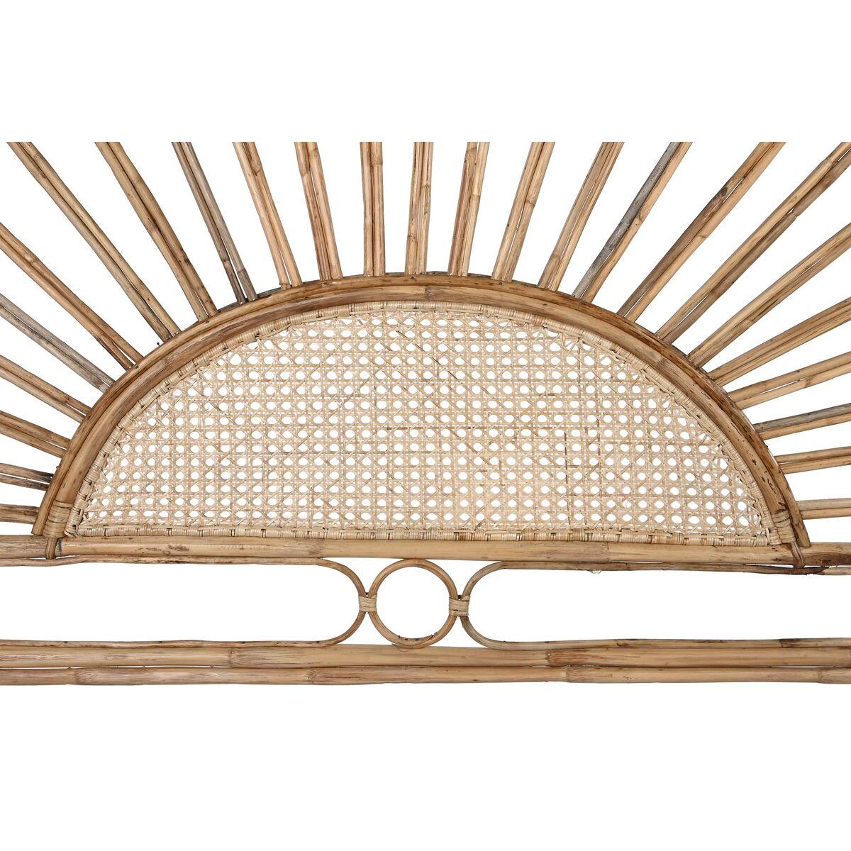 Cabecero de Cama DKD Home Decor Natural Girasol Madera Ratán 178 x 4 x 90 cm 178 x 4 x 127 cm