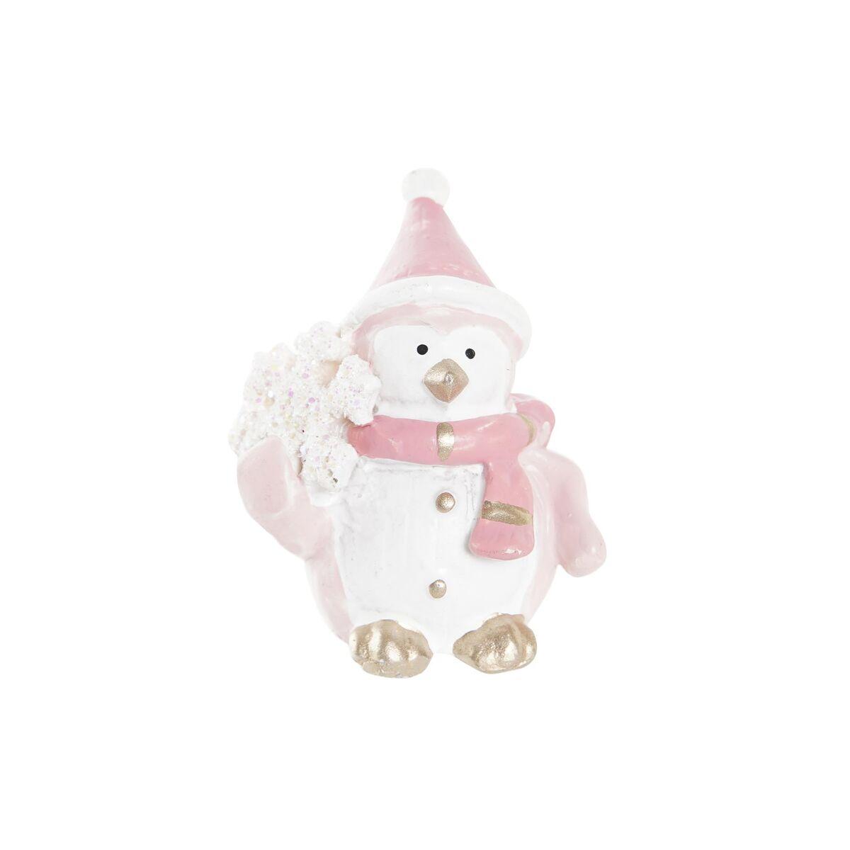 Adorno Navideño DKD Home Decor Resina Muñeco de Nieve (3,5 x 2,5 x 4 cm) (4 Unidades)