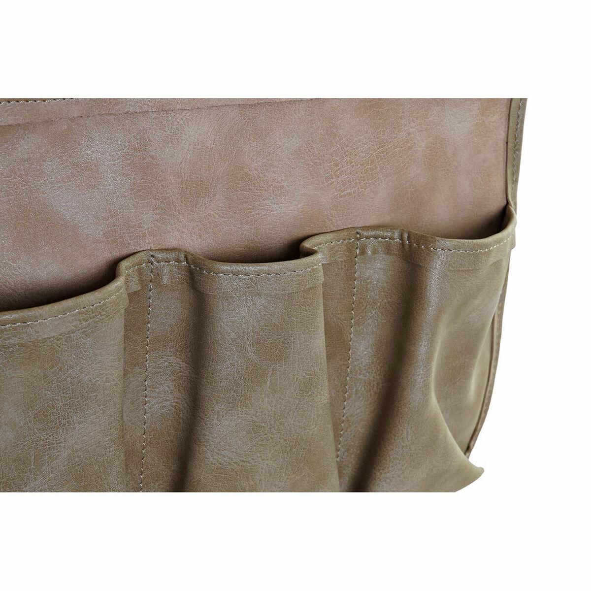 Portamandos DKD Home Decor Marrón Beige Poliuretano 30 x 0,5 x 90 cm