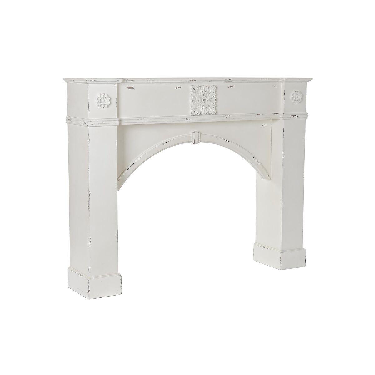 Frontal de chimenea DKD Home Decor Abeto Madera MDF (140 x 28 x 110 cm)