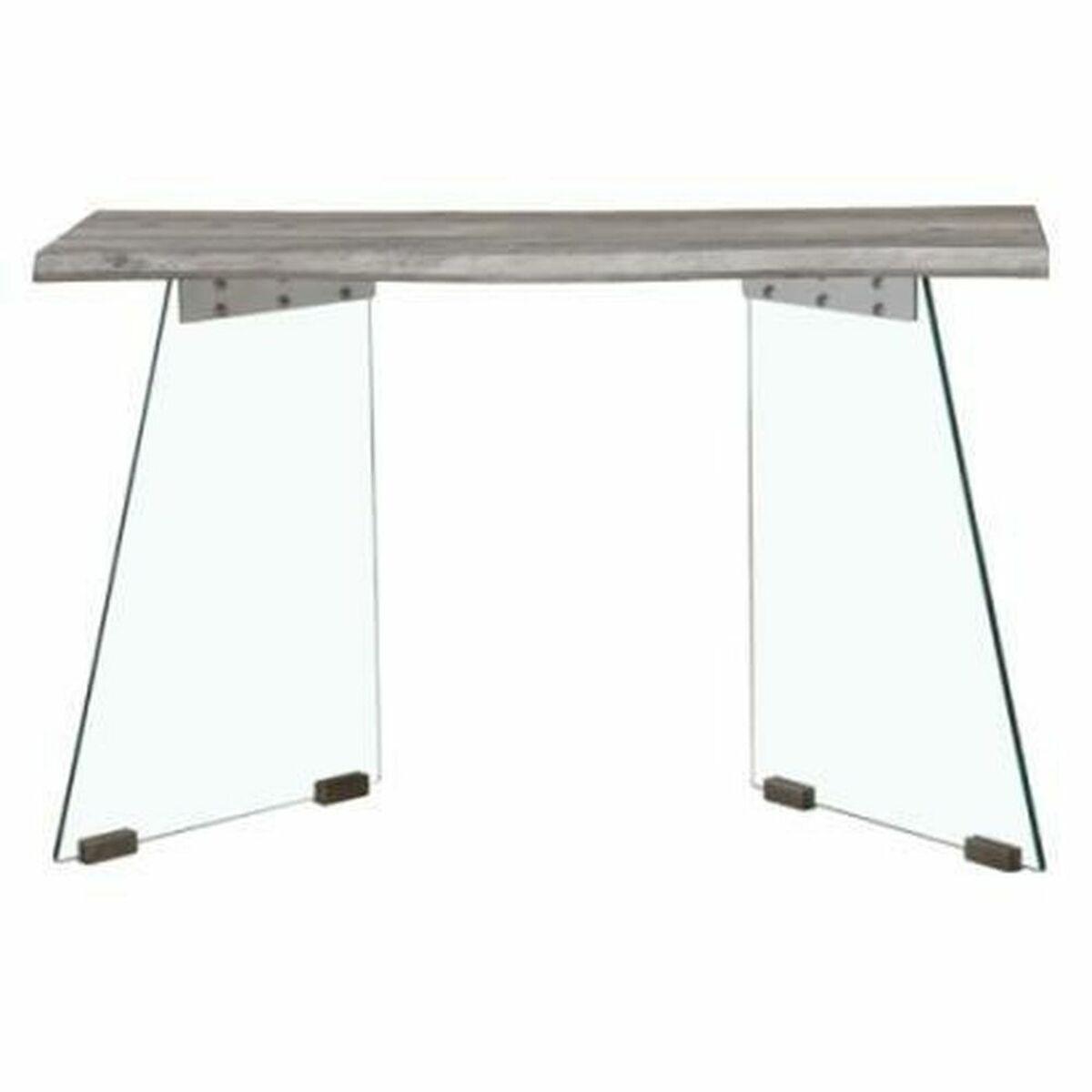 Recibidor DKD Home Decor Transparente Gris claro 120 x 40 x 76 cm