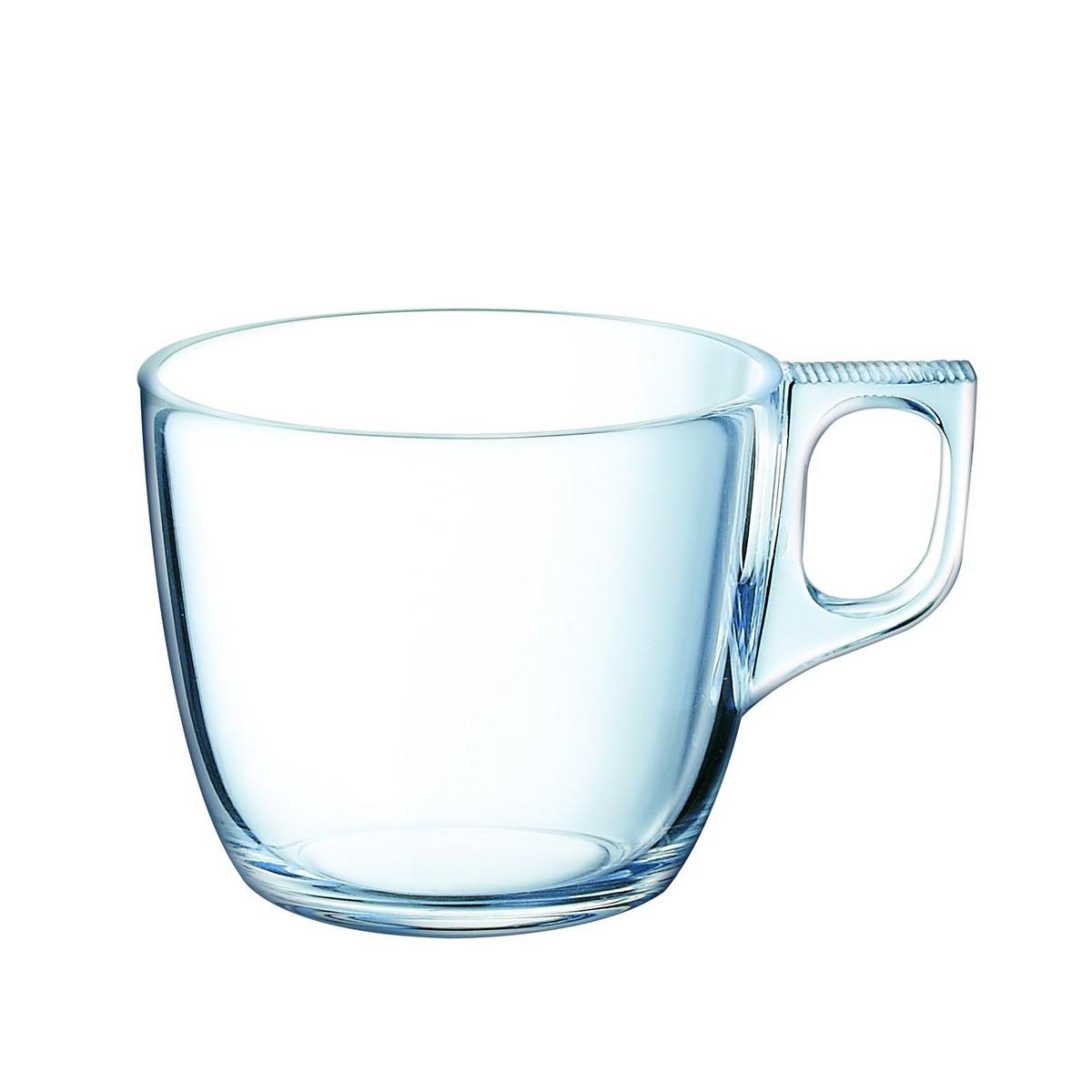 Juego de Tazas de Café Arcoroc Amarillo Vidrio (220 ml) (6 Unidades)