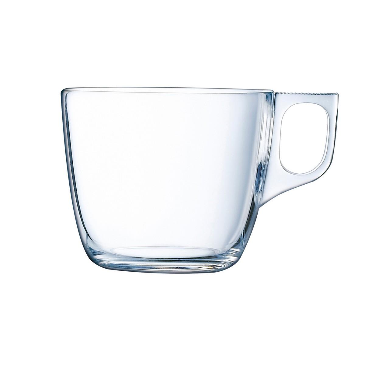 Juego de Tazas de Café Arcoroc Amarillo Vidrio (220 ml) (6 Unidades)
