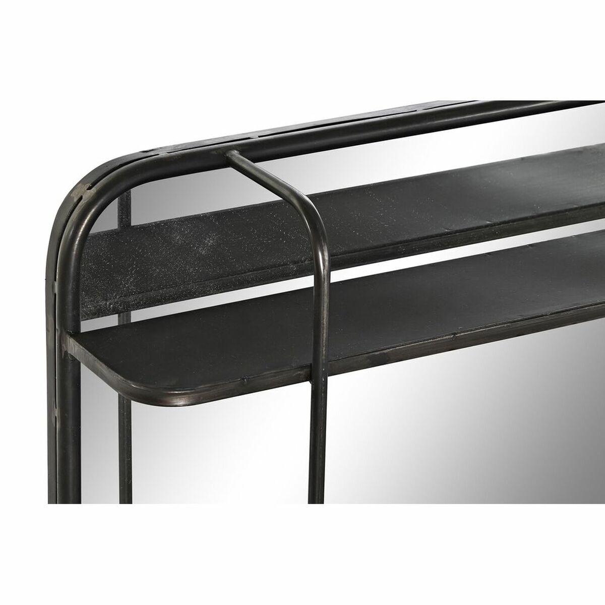 Espejo de pared DKD Home Decor Negro 80 x 12 x 50 cm