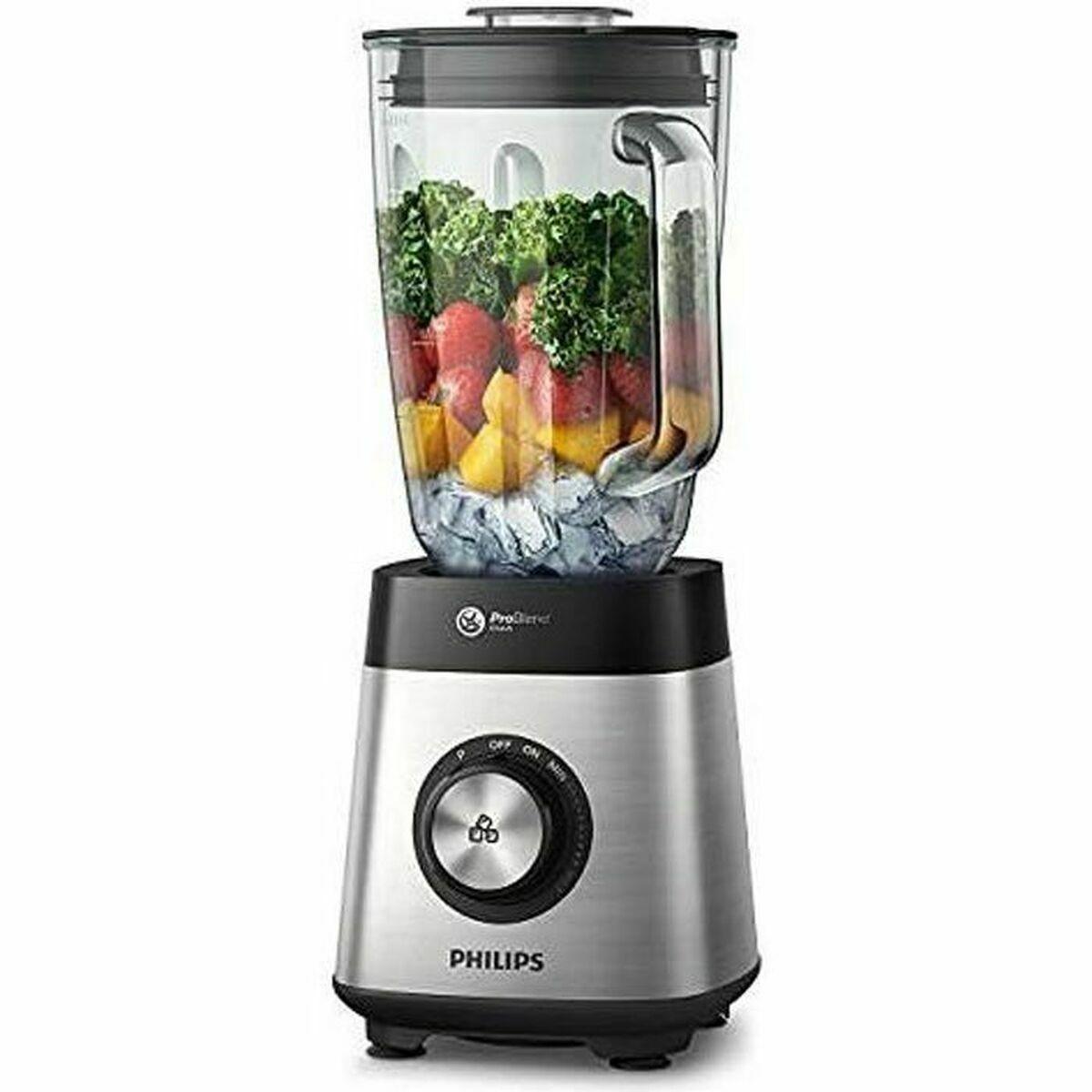 Batidora de Vaso Philips HR3571/90 1000 W 2 L Negro