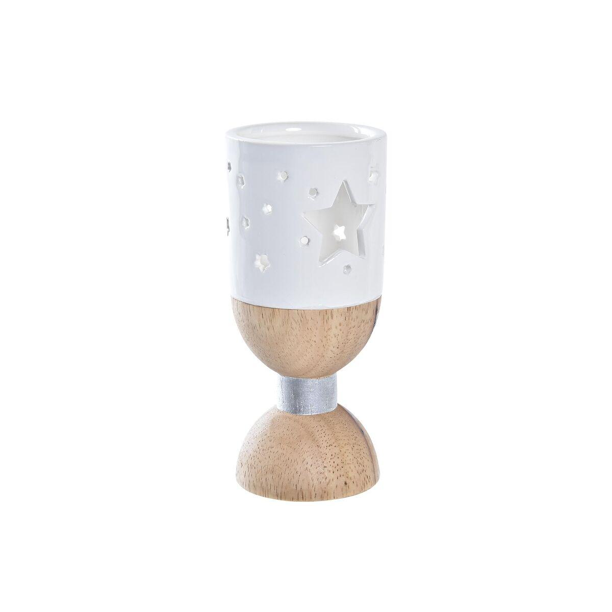 Portavelas DKD Home Decor Estrella (6 x 6 x 14 cm)
