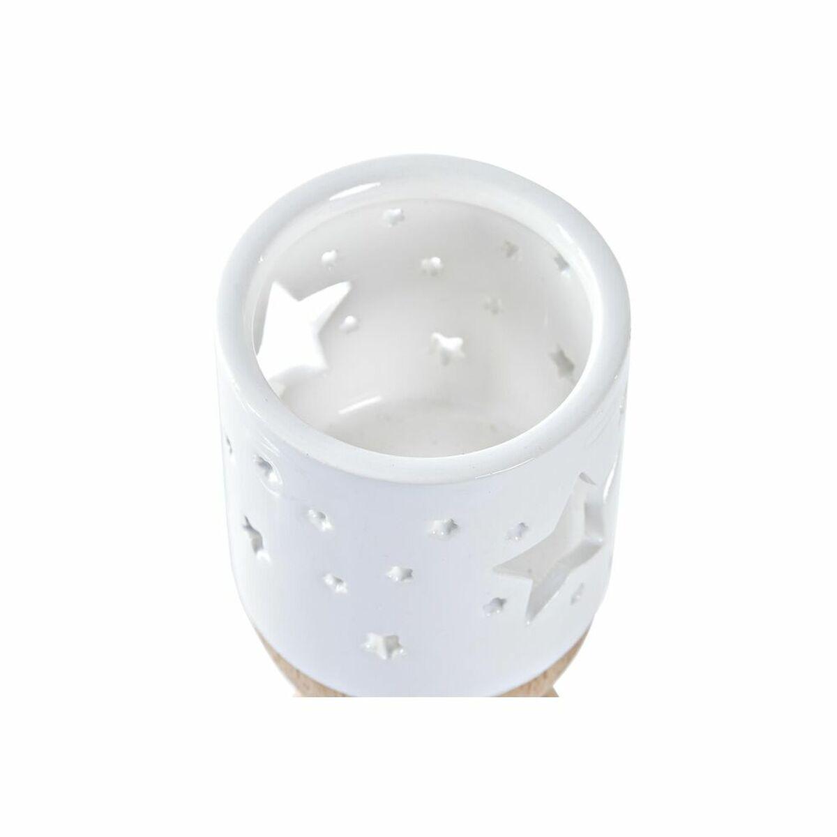 Portavelas DKD Home Decor Estrella (6 x 6 x 14 cm)