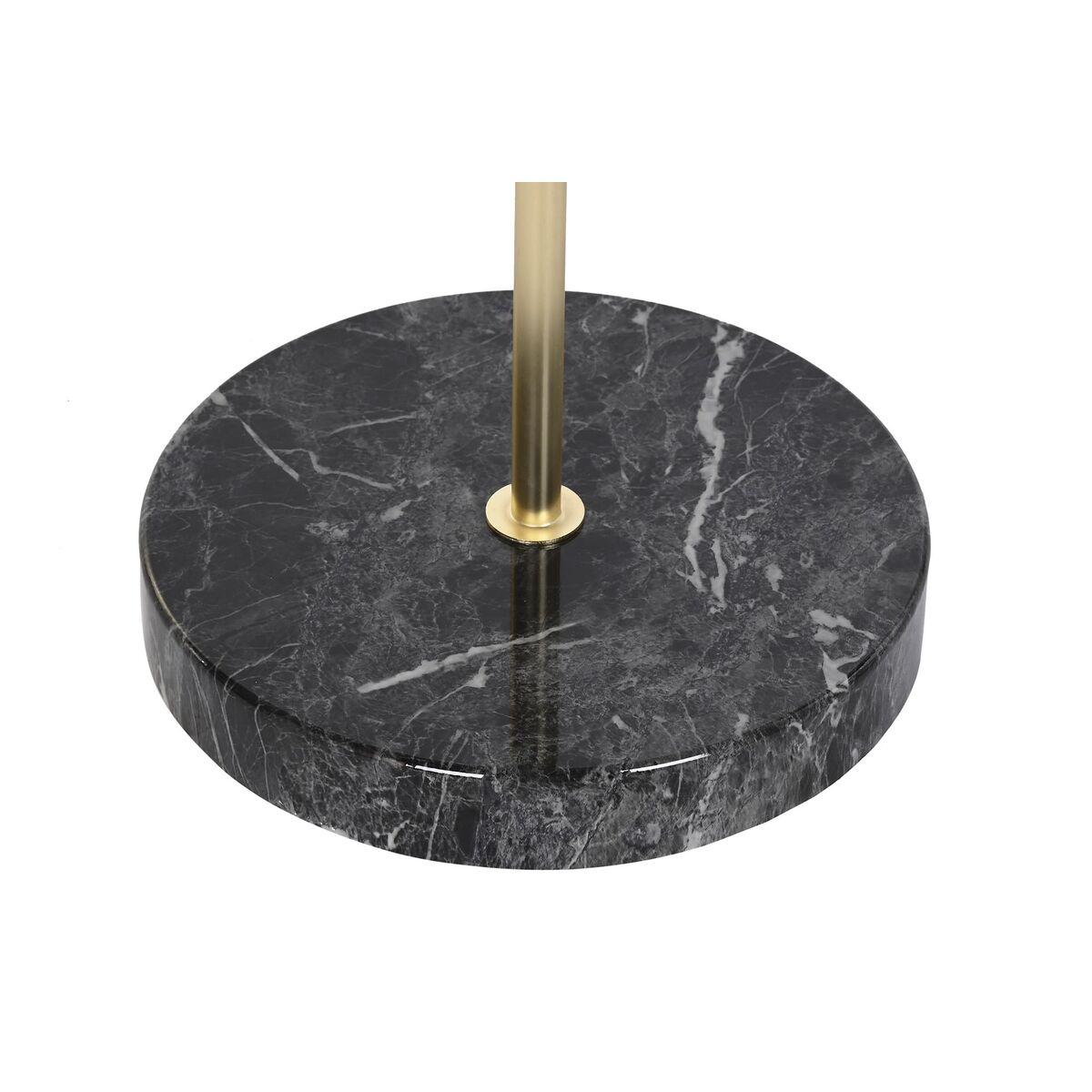 Mesa auxiliar DKD Home Decor Negro Transparente Dorado Cristal Acero 45 x 45 x 50 cm