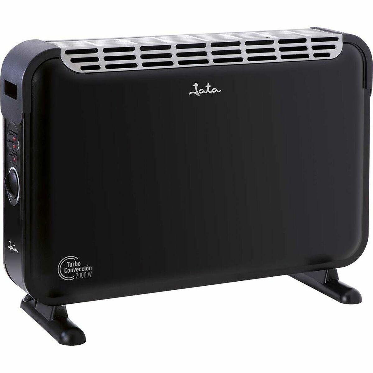 Calefactor Eléctrico de Convección JATA C214T Negro 2000 W