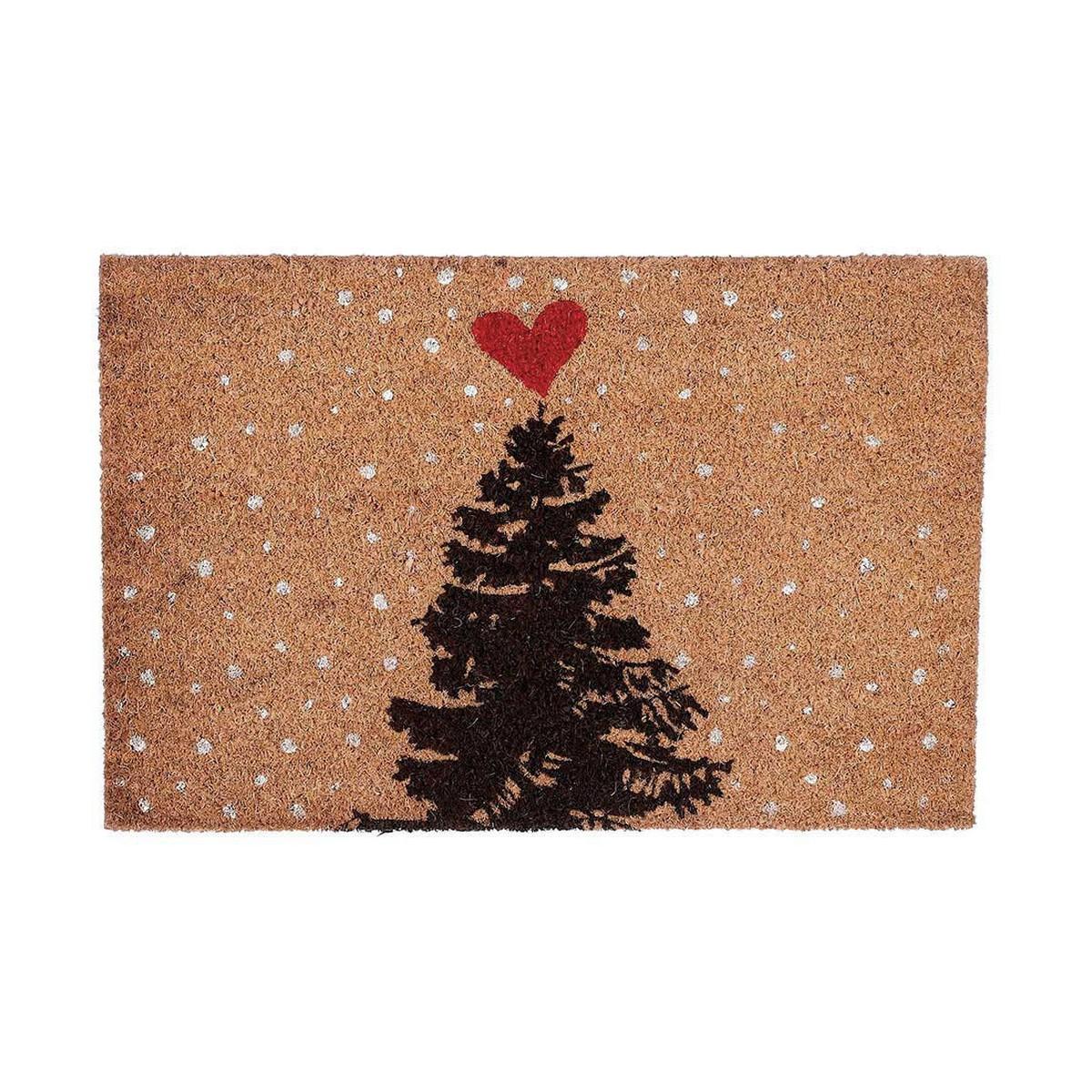 Felpudo House of Seasons Christmas tree Rojo (60 x 40 cm)