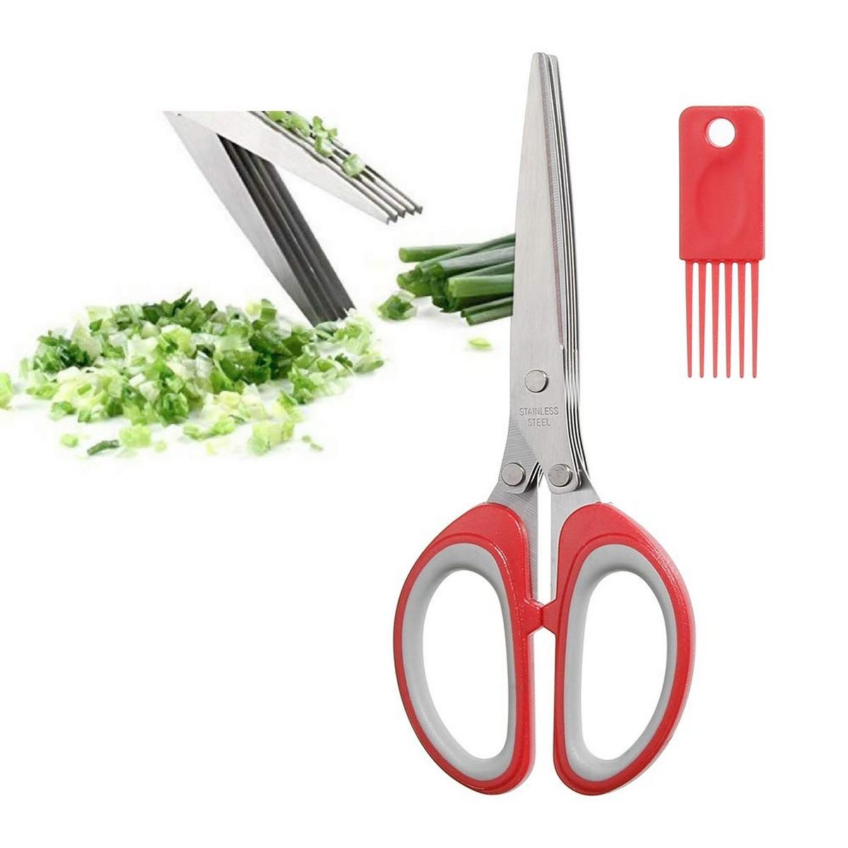 Tijeras de Cocina Secret de Gourmet Multicolor Acero Inoxidable Hierbas