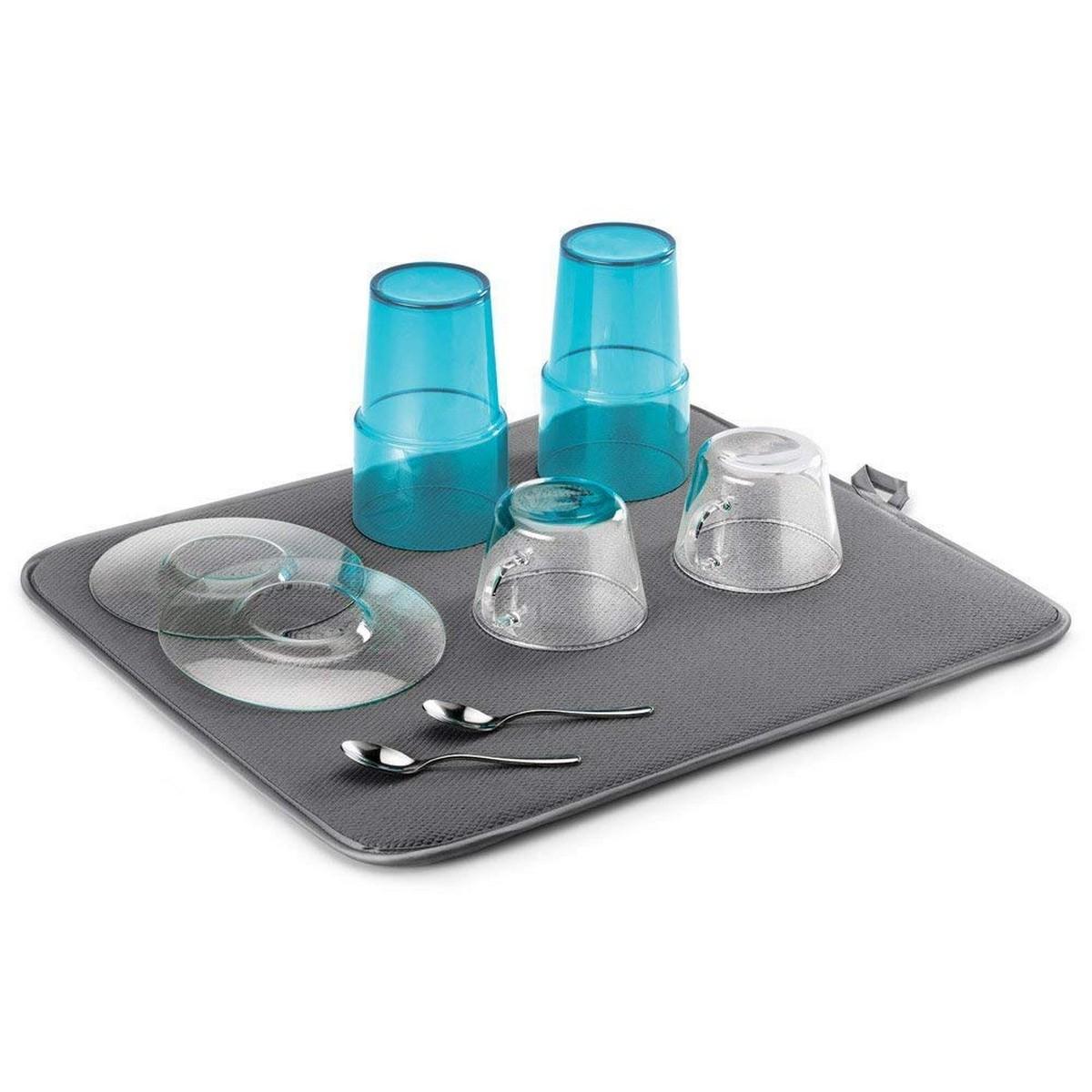 Escurridor para Fregadero Metaltex Softex Gris 45 x 40 cm Tapete