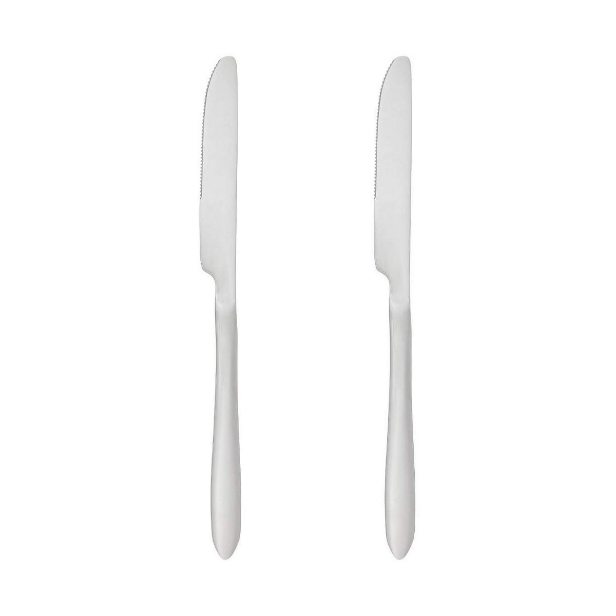Cuchillo de Mesa Secret de Gourmet Acero Inoxidable 24 cm 2 Piezas