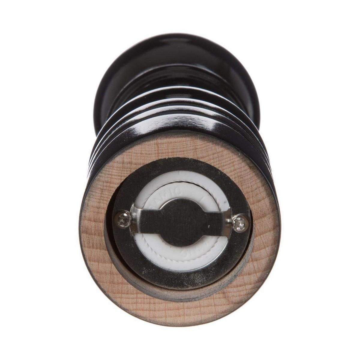 Molinillo para Especias Secret de Gourmet Negro Madera (16 cm)