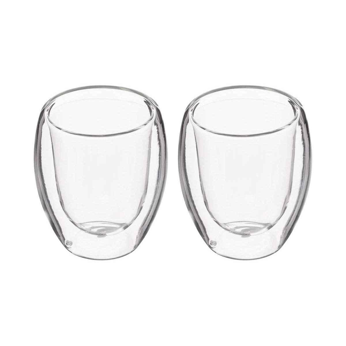 Juego de Tazas de Café Secret de Gourmet Transparente Cristal 70 ml