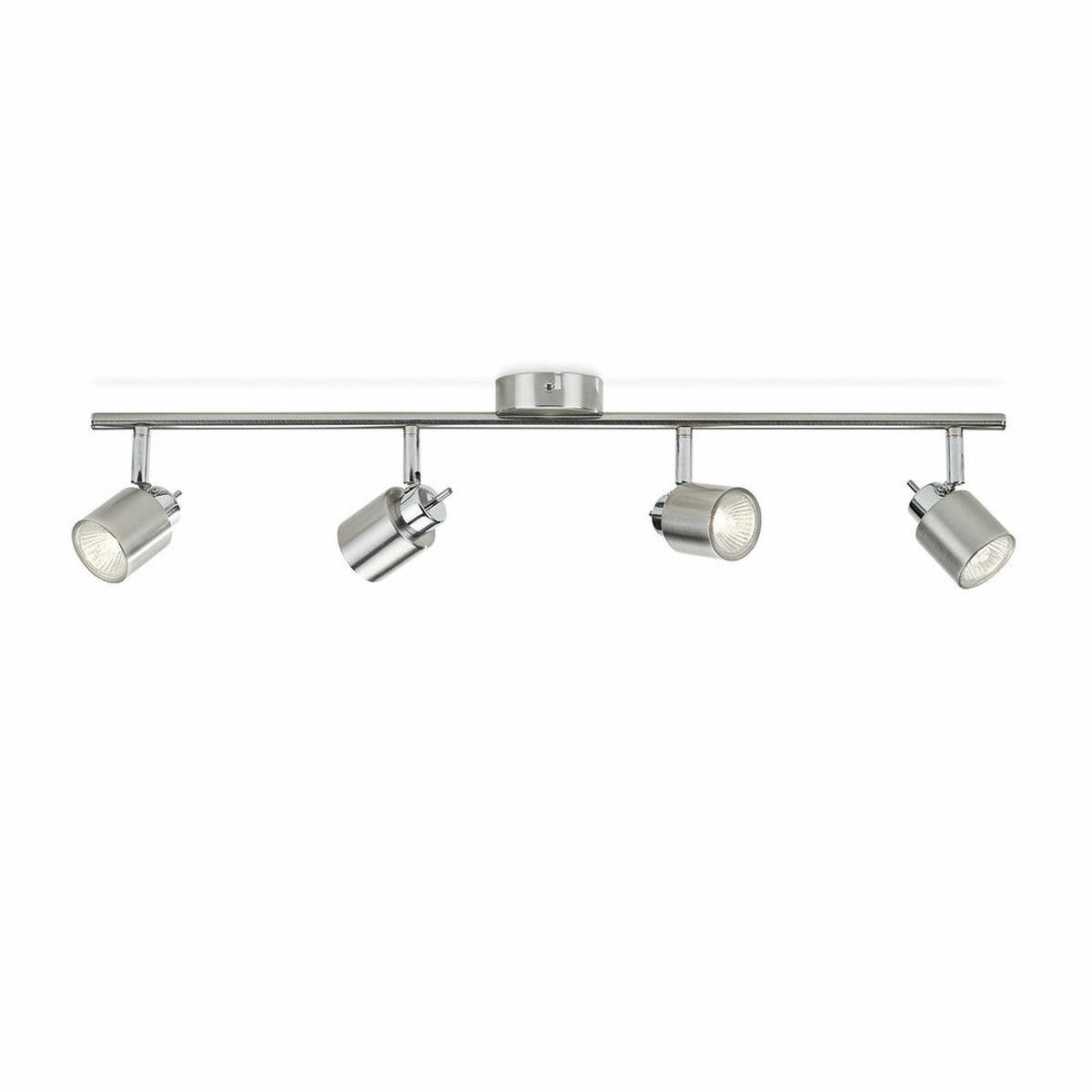 Lámpara de Techo Philips Foco Plateado Metal 15,5 x 10 x 69 cm GU10 4