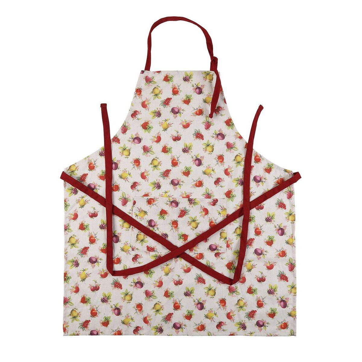 Delantal Versa Strawberry Poliéster Algodón Nylon (80 x 70 cm)