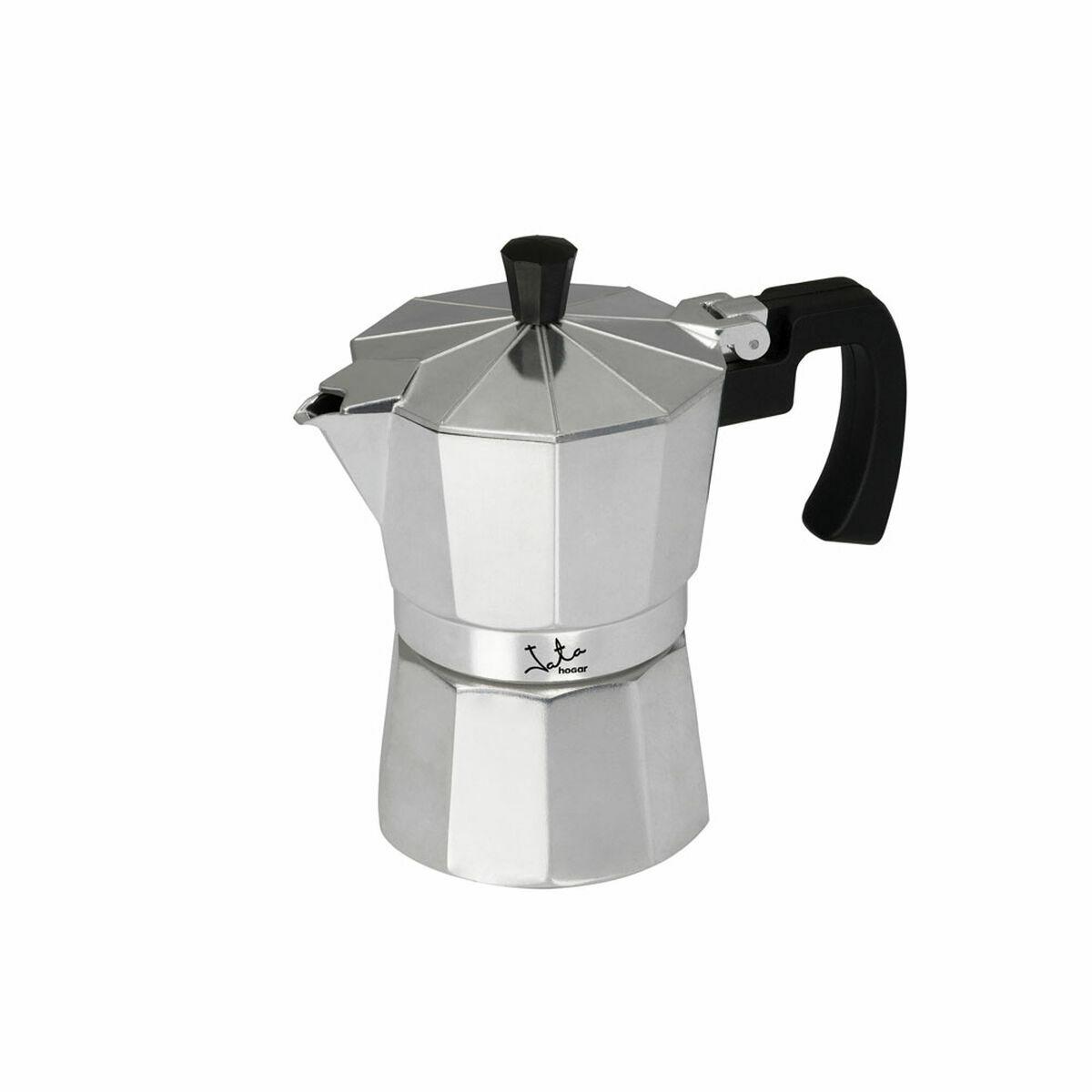 Cafetera Italiana JATA CCA12 Aluminio 12 Tazas Plateado