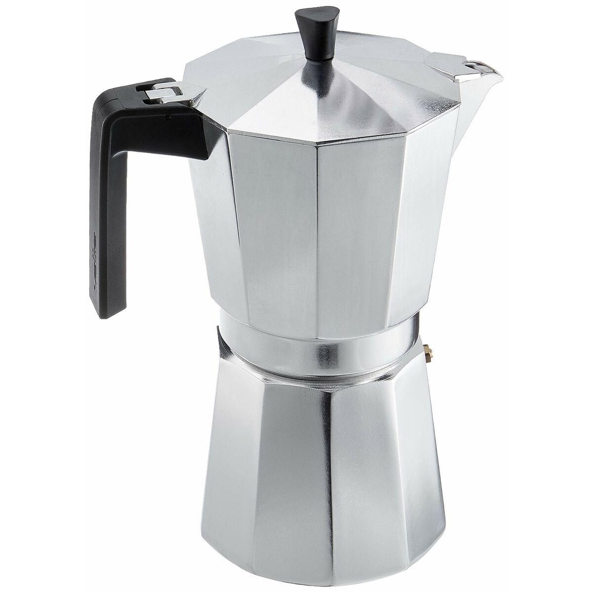 Cafetera Italiana Valira VITRO 12T Plateado Aluminio (12 Tazas)