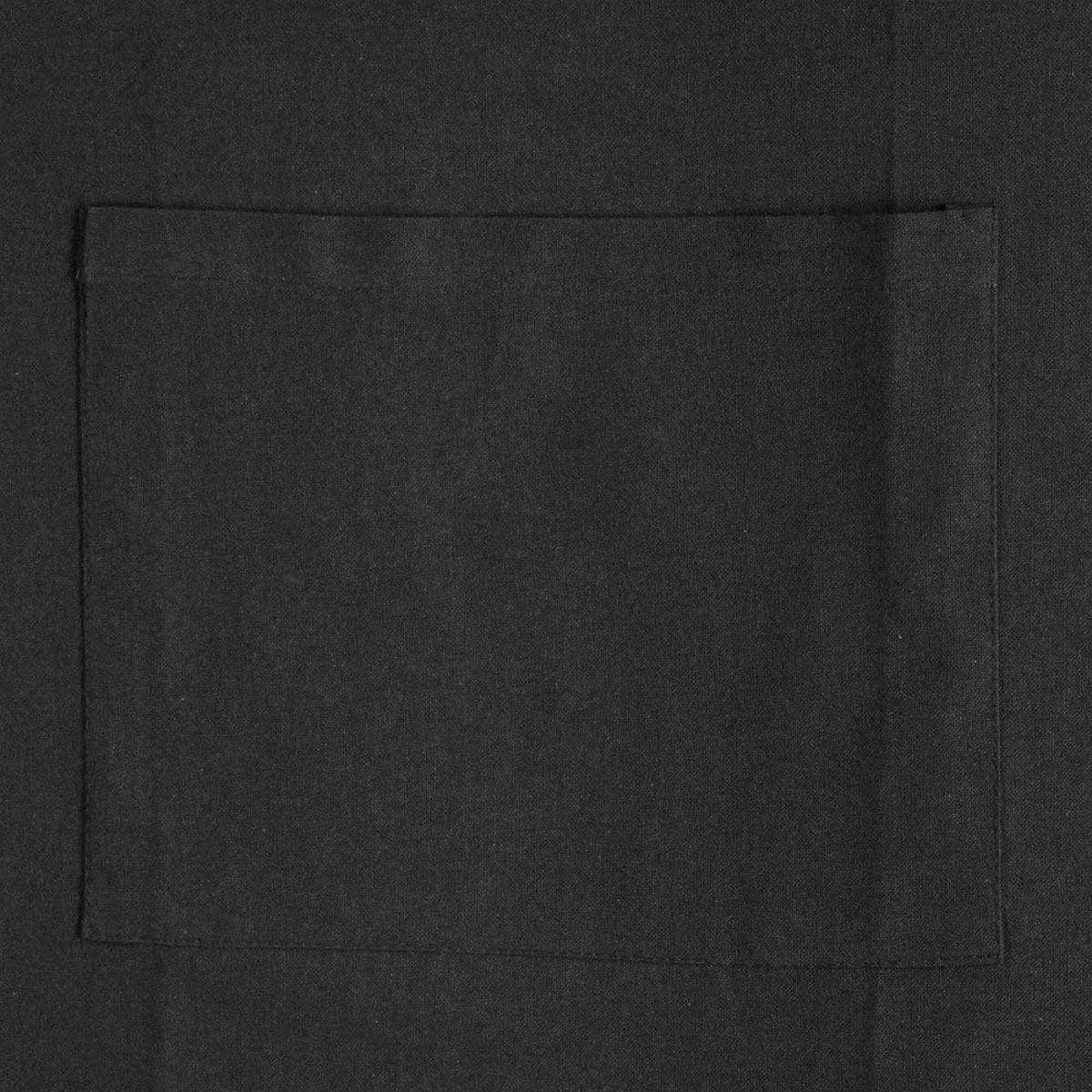 Delantal con Bolsillo Atmosphera Negro Algodón (60 x 80 cm)