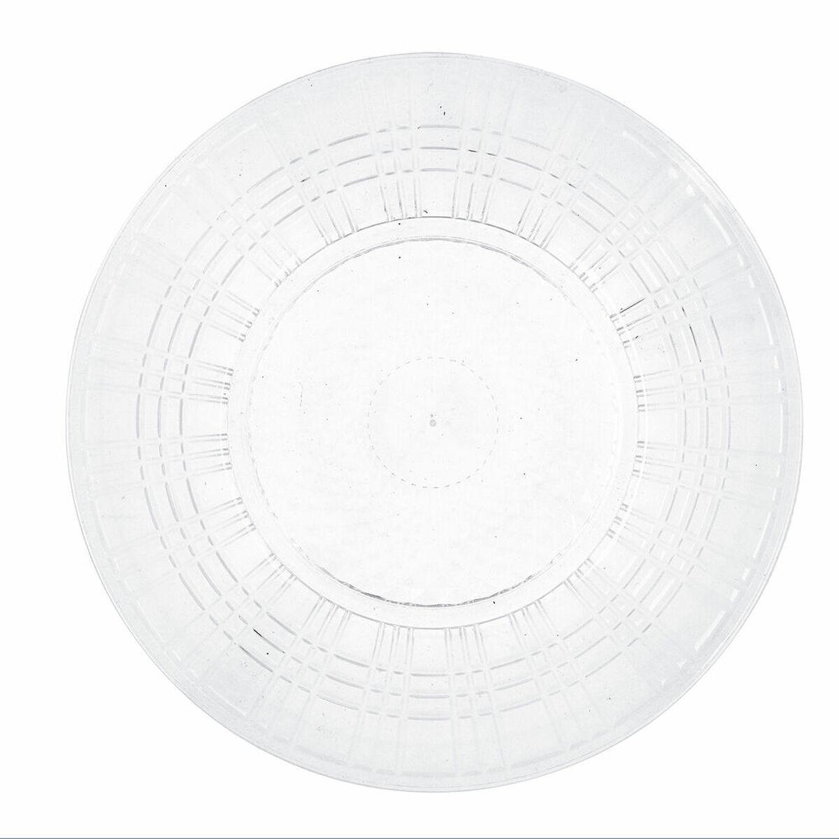 Plato Llano Quid Viba Transparente Plástico 26 cm Ø 26 cm (12 Unidades) (Pack 12x)