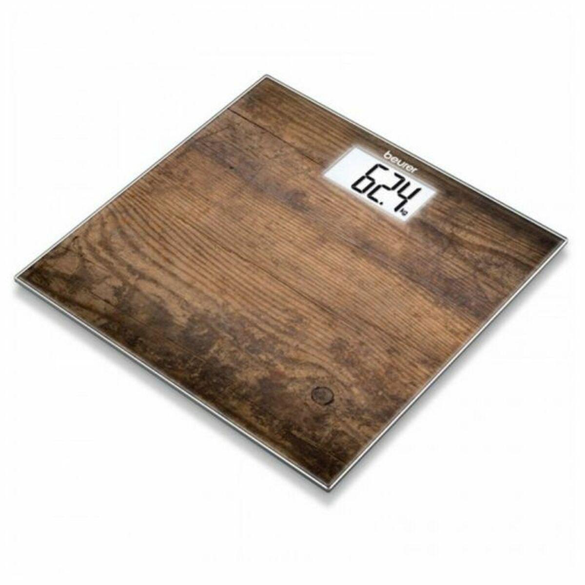 Báscula Digital de Baño Beurer GS203 WOOD Marrón Madera