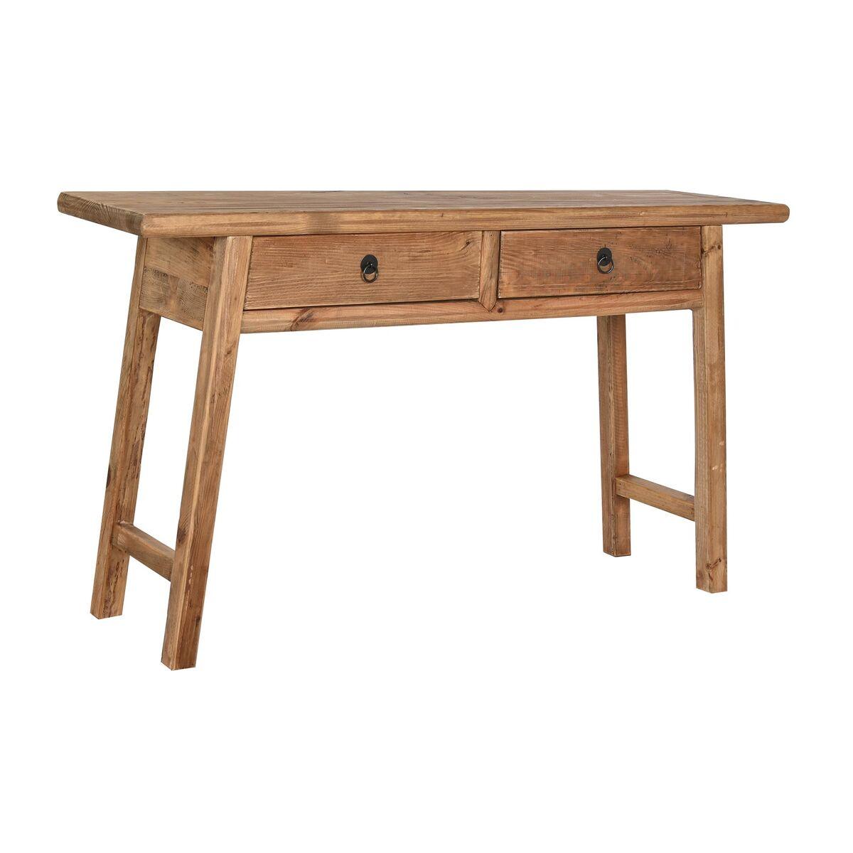 Consola DKD Home Decor Natural Madera Pino Madera Reciclada 140 x 38 x 80 cm