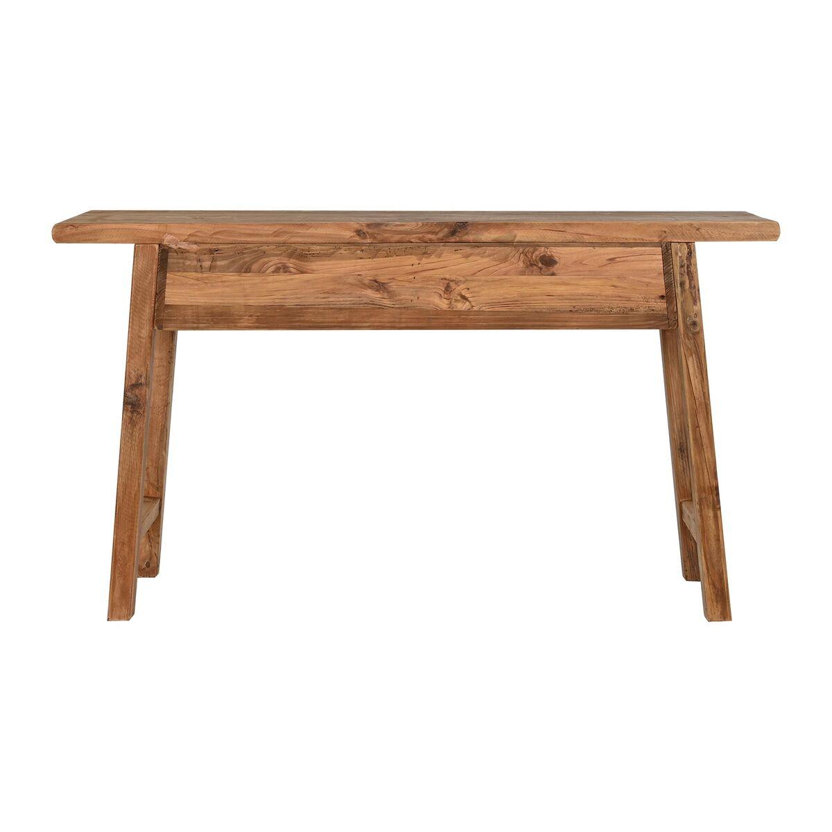 Consola DKD Home Decor Natural Madera Pino Madera Reciclada 140 x 38 x 80 cm