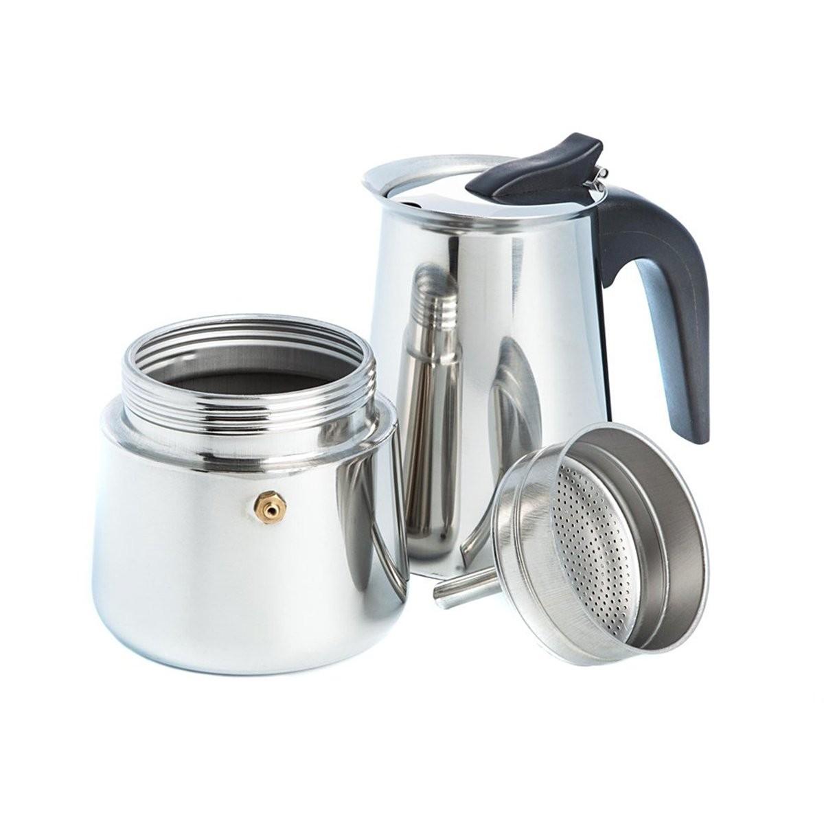 Cafetera San Ignacio Milan Acero Inoxidable 700 ml (Cafetera Italiana) (Cafetera)