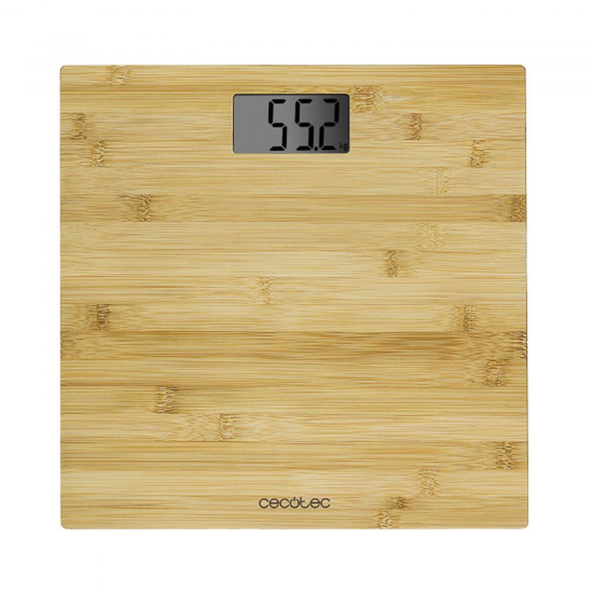 Báscula Digital de Baño Cecotec Cecotec Marrón Madera 180 kg