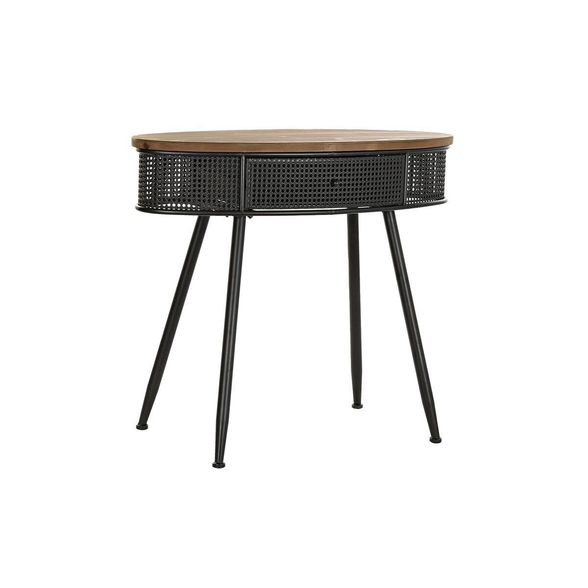 Recibidor DKD Home Decor Marrón Negro 90,5 x 39 x 78 cm