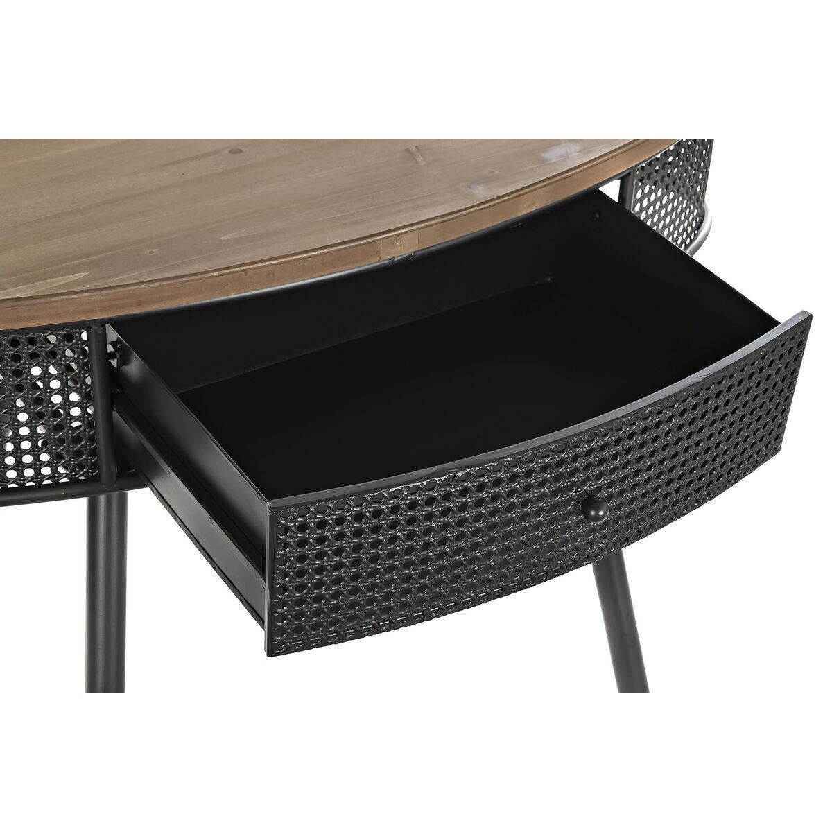 Recibidor DKD Home Decor Marrón Negro 90,5 x 39 x 78 cm