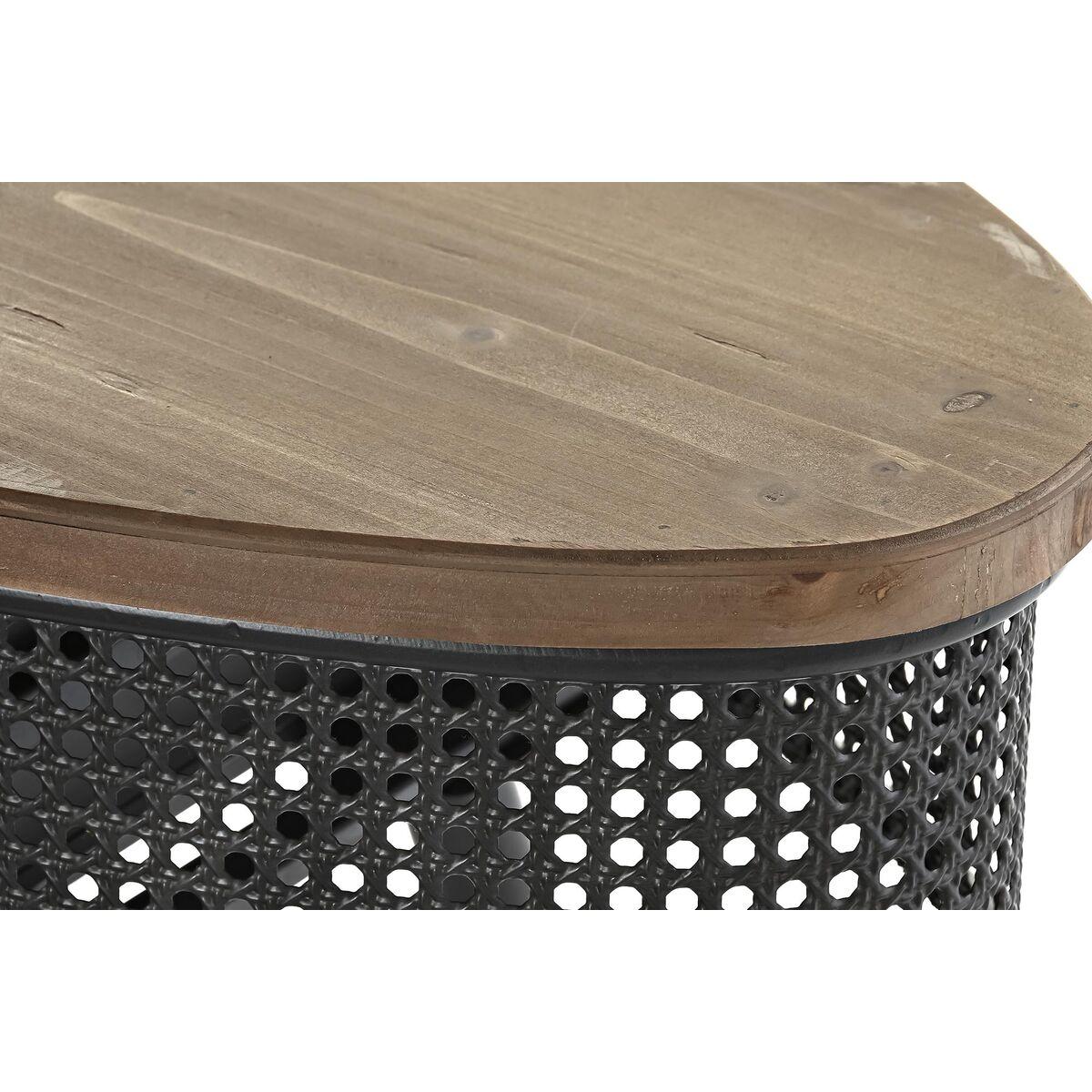 Recibidor DKD Home Decor Marrón Negro 90,5 x 39 x 78 cm