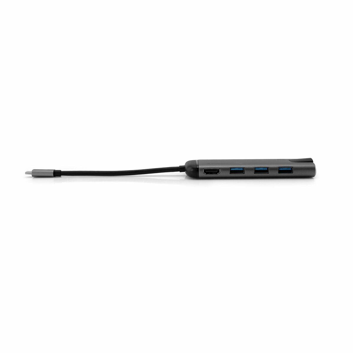 Hub USB Verbatim Multiport-Adapter USB 3.0 (Reacondicionado A)