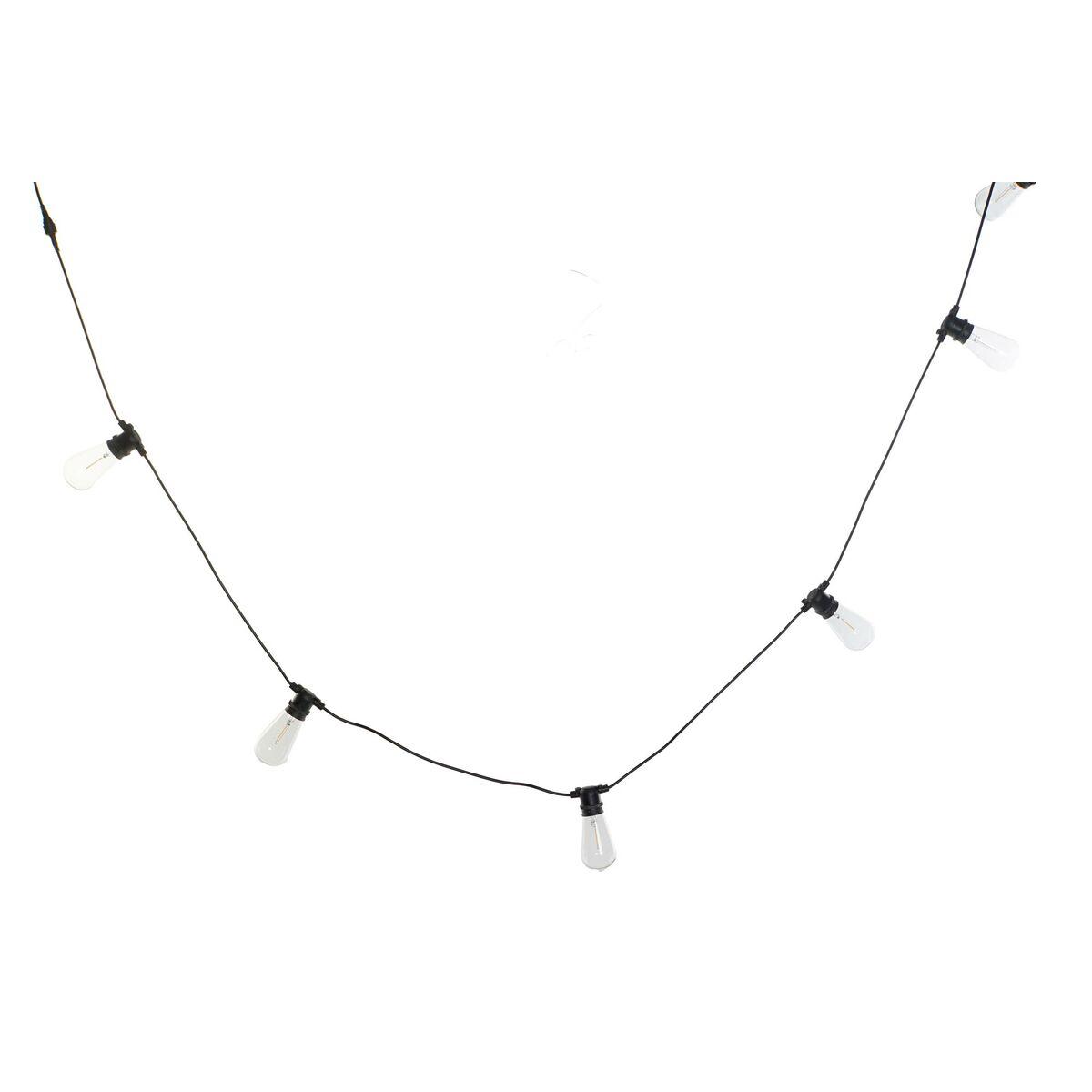 Guirnalda de Luces LED DKD Home Decor Negro E27 (6 x 15 x 950 cm)