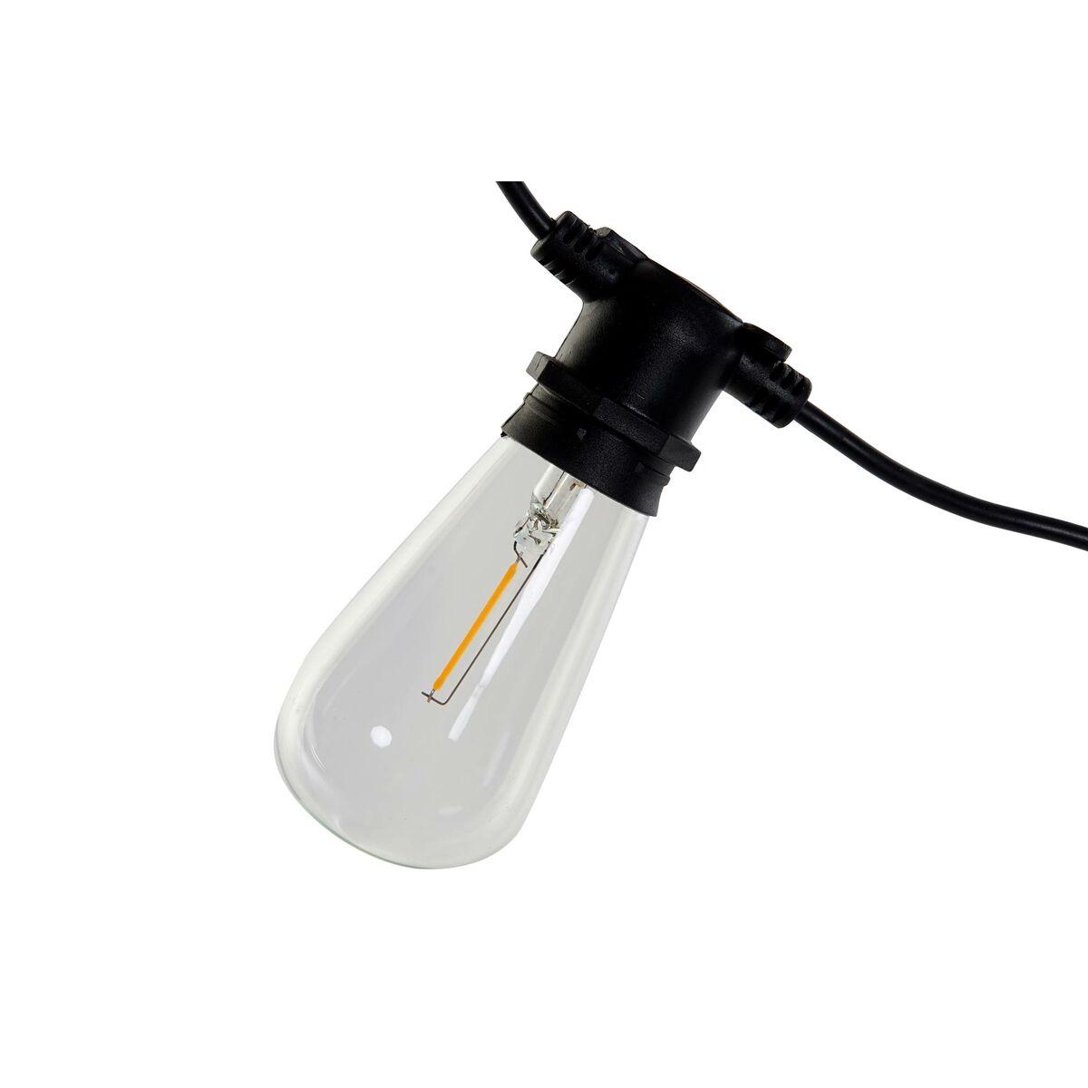 Guirnalda de Luces LED DKD Home Decor Negro E27 (6 x 15 x 950 cm)