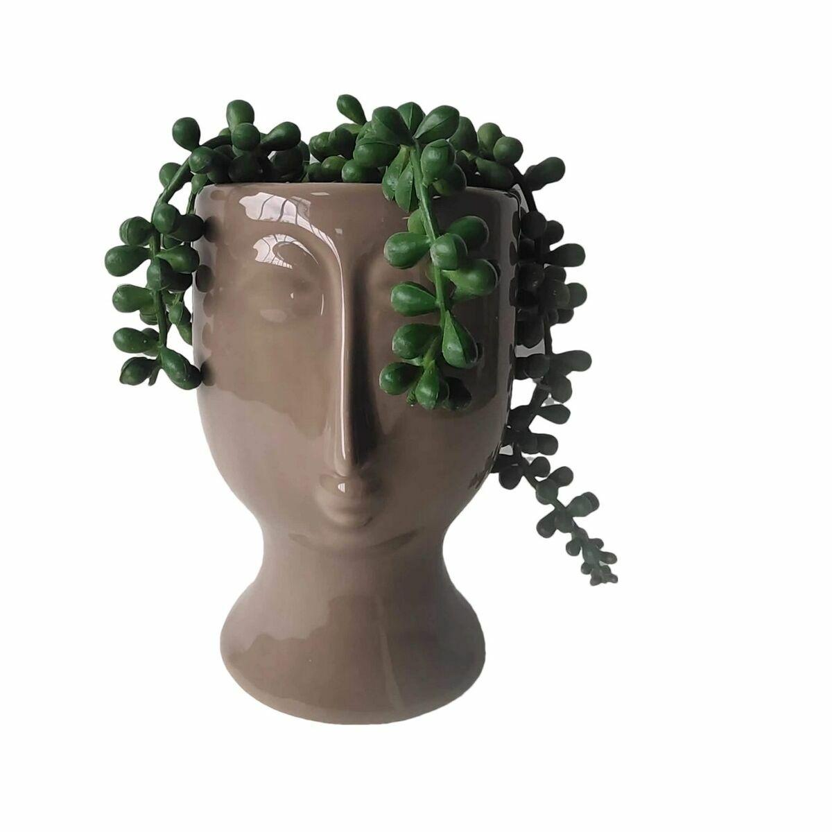Planta Decorativa DKD Home Decor Cerámica PE (11 x 10 x 16 cm)