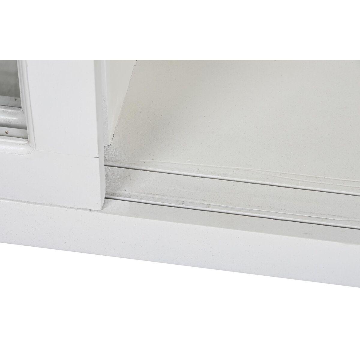 Aparador DKD Home Decor 165 x 45,7 x 105,4 cm Cristal Gris Blanco Marrón oscuro Madera de mango