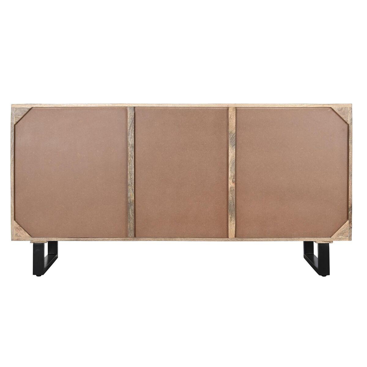 Aparador DKD Home Decor 160 x 40 x 80 cm 160 x 40 x 83 cm Natural Negro Metal Madera de mango