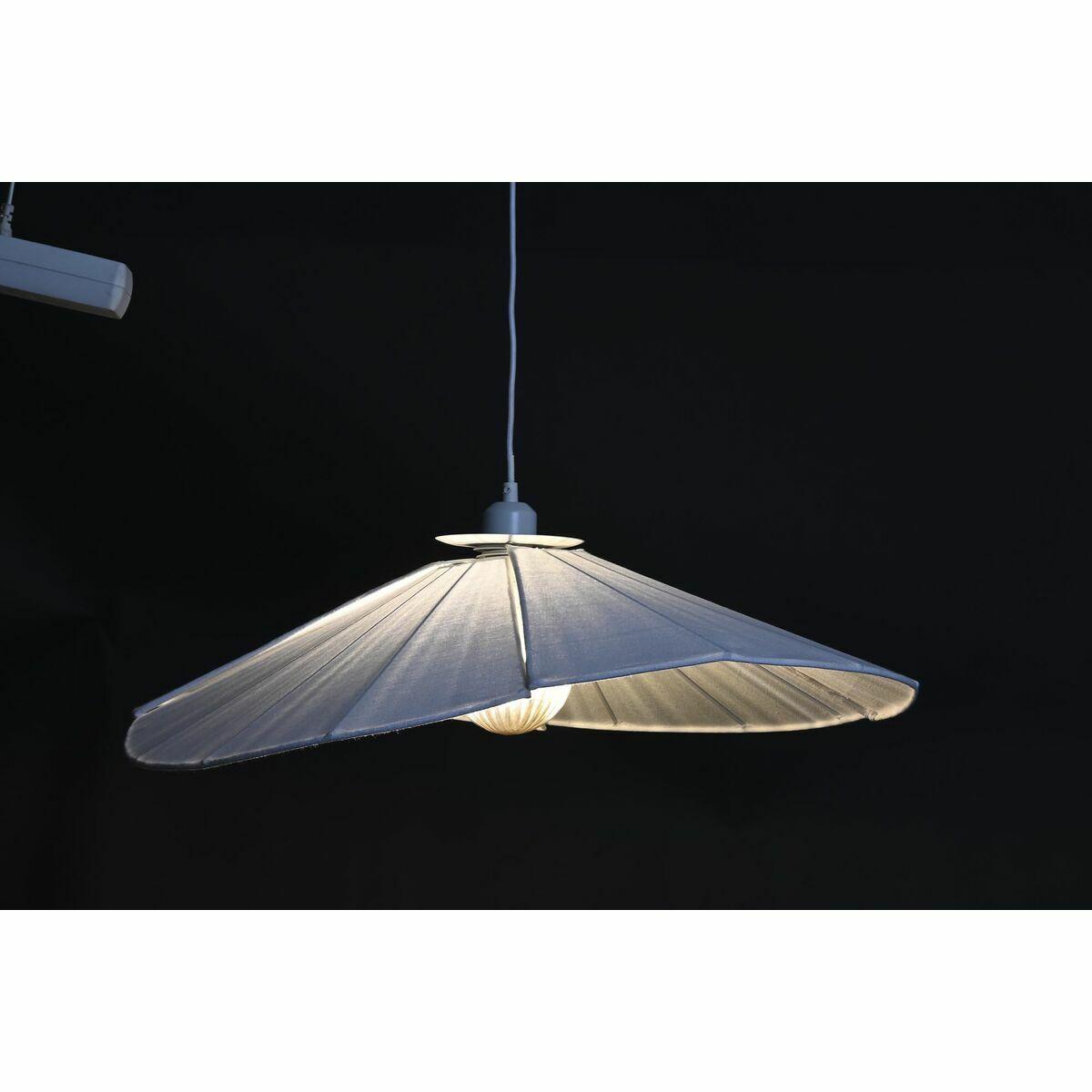 Lámpara de Techo DKD Home Decor Metal Lino Blanco 50 W (68 x 68 x 21 cm)