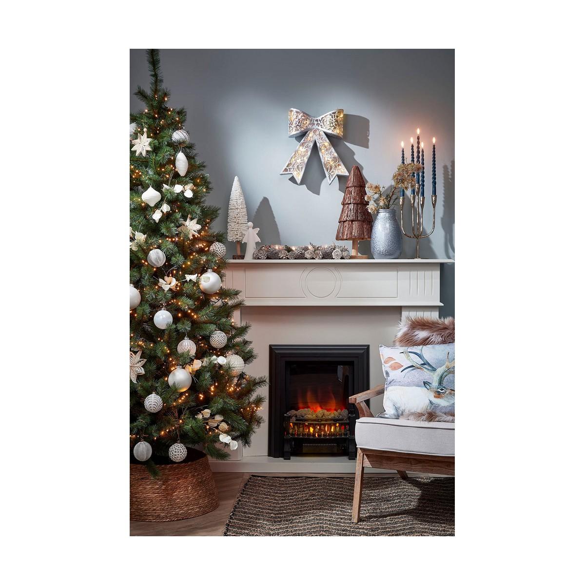 Adorno Navideño House of Seasons Marrón ø 50 x 26 cm