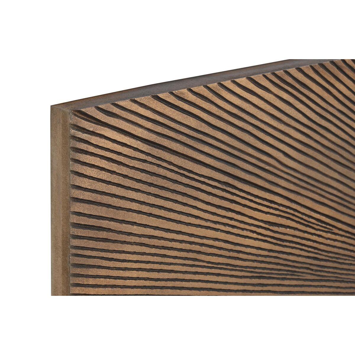 Cabecero de Cama DKD Home Decor Dorado Natural Madera MDF 180 x 3,5 x 90 cm 180,5 x 3,5 x 90,5 cm