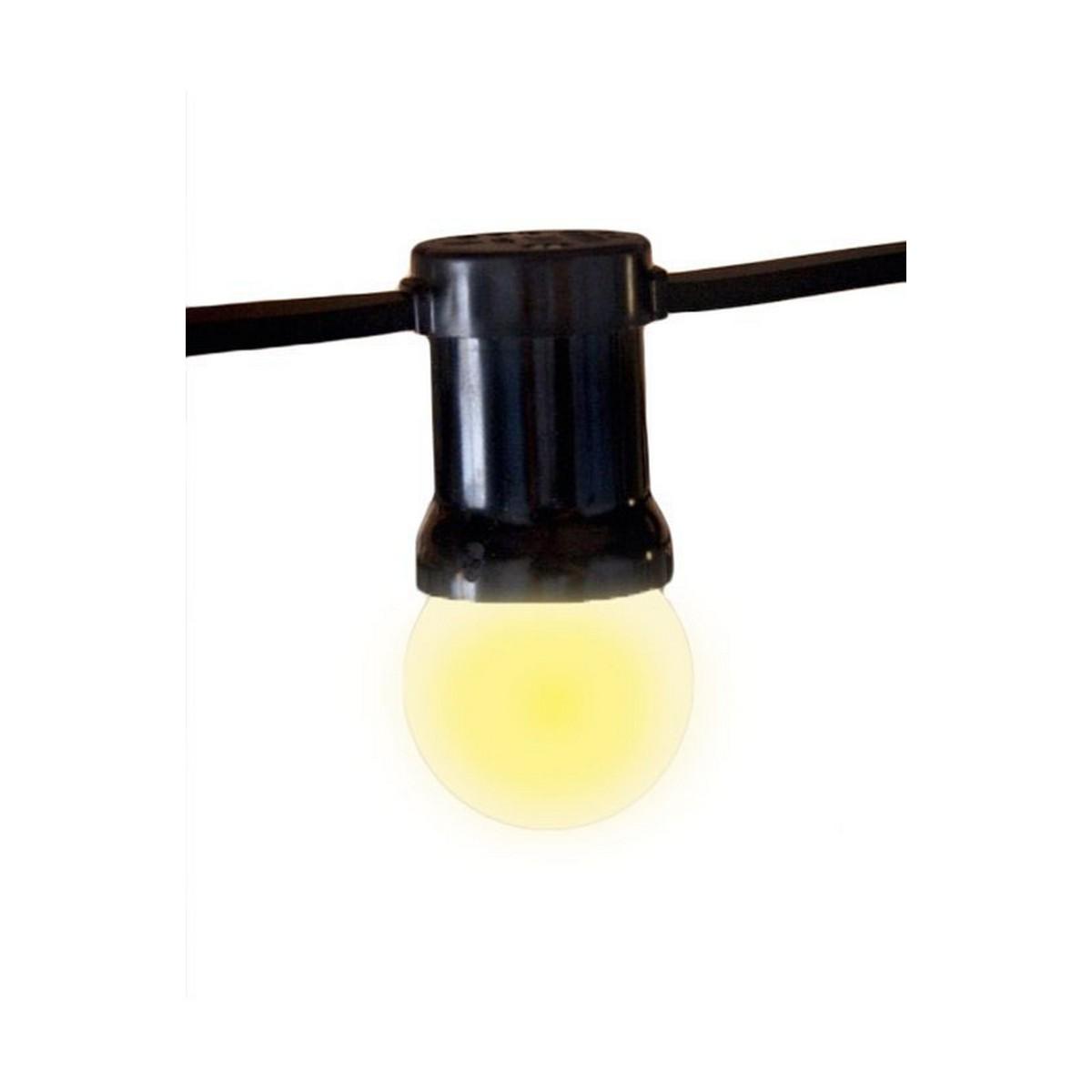 Guirnalda de Luces LED EDM Negro E27 (15 m)