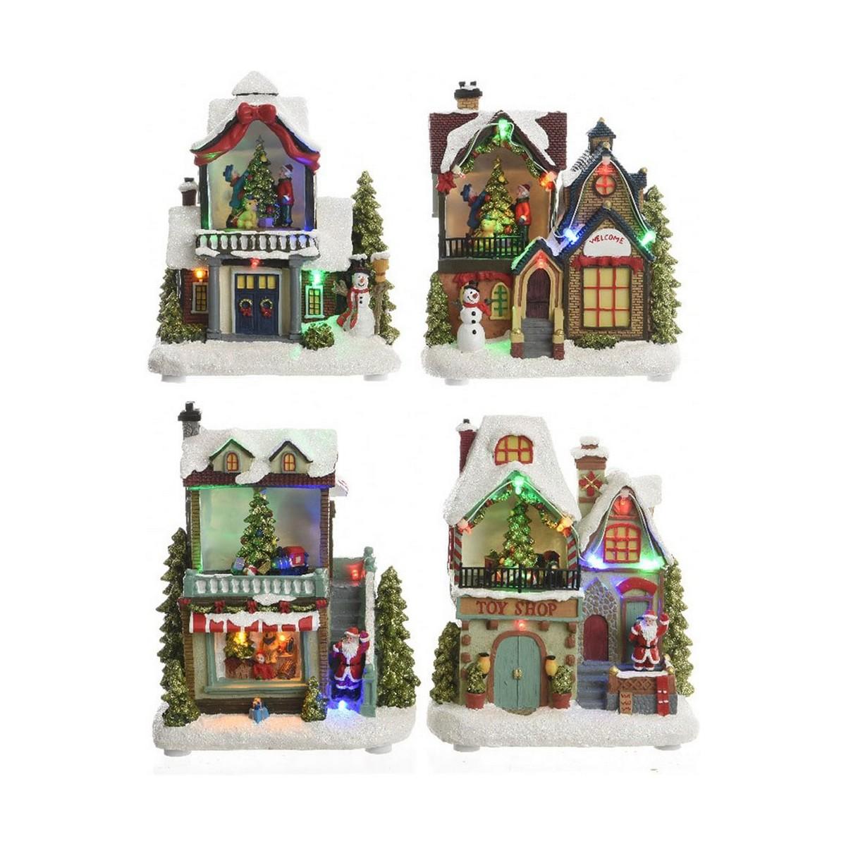 Adorno Navideño Lumineo Navidad 14 x 9 x 20 cm (3 Unidades)