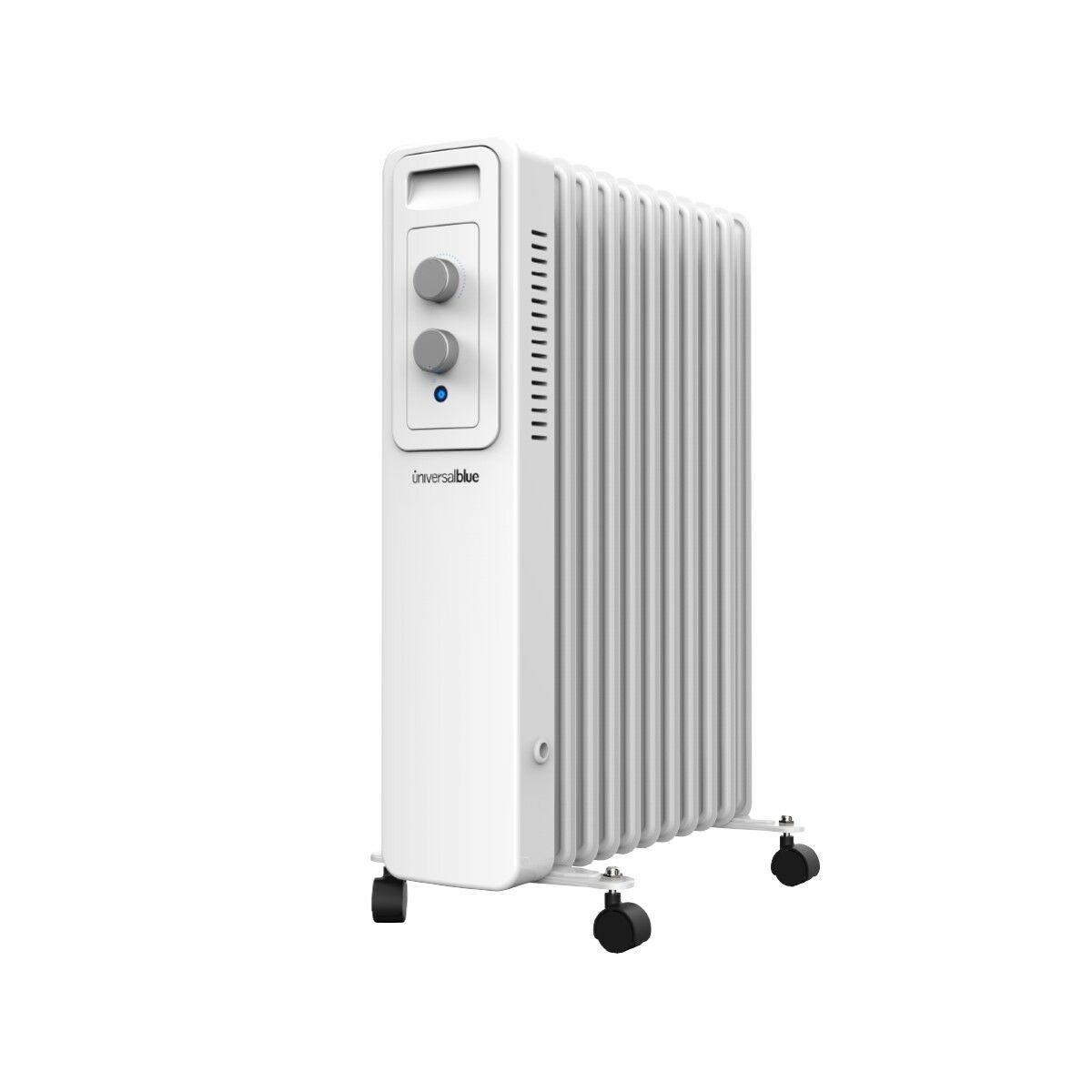 Radiador de Aceite (11 cuerpos) Universal Blue 460-UCRA9101 Blanco 2000 W