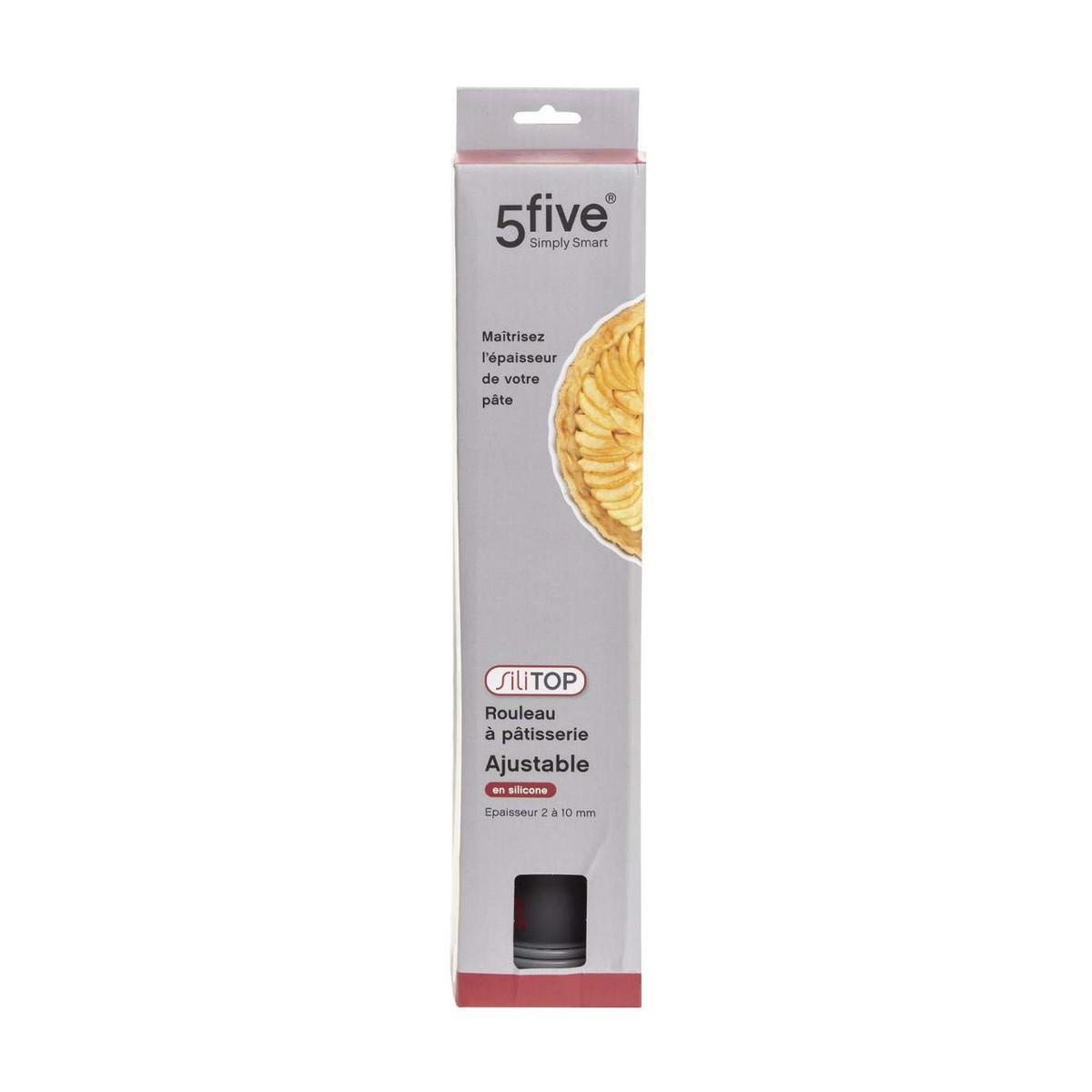 Rodillo para Amasar Secret de Gourmet Ajustable Silicona (33,3 x 7 x 7 cm)