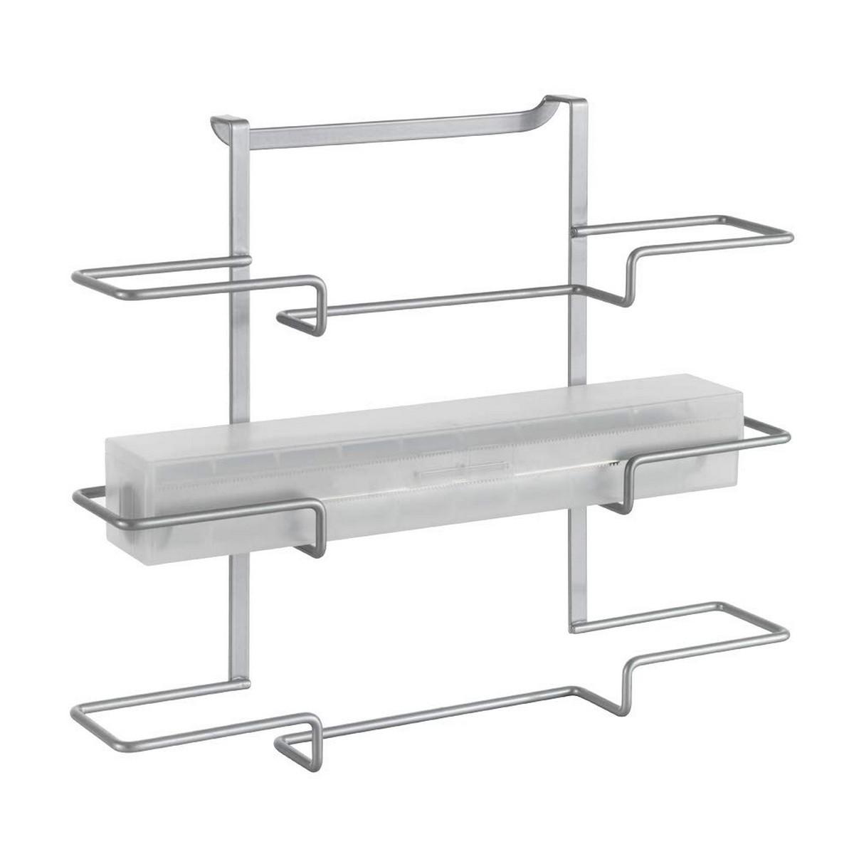 Colgador para Puertas Metaltex Galileo Metal 36 x 9 x 30 cm Triple Portarrollos