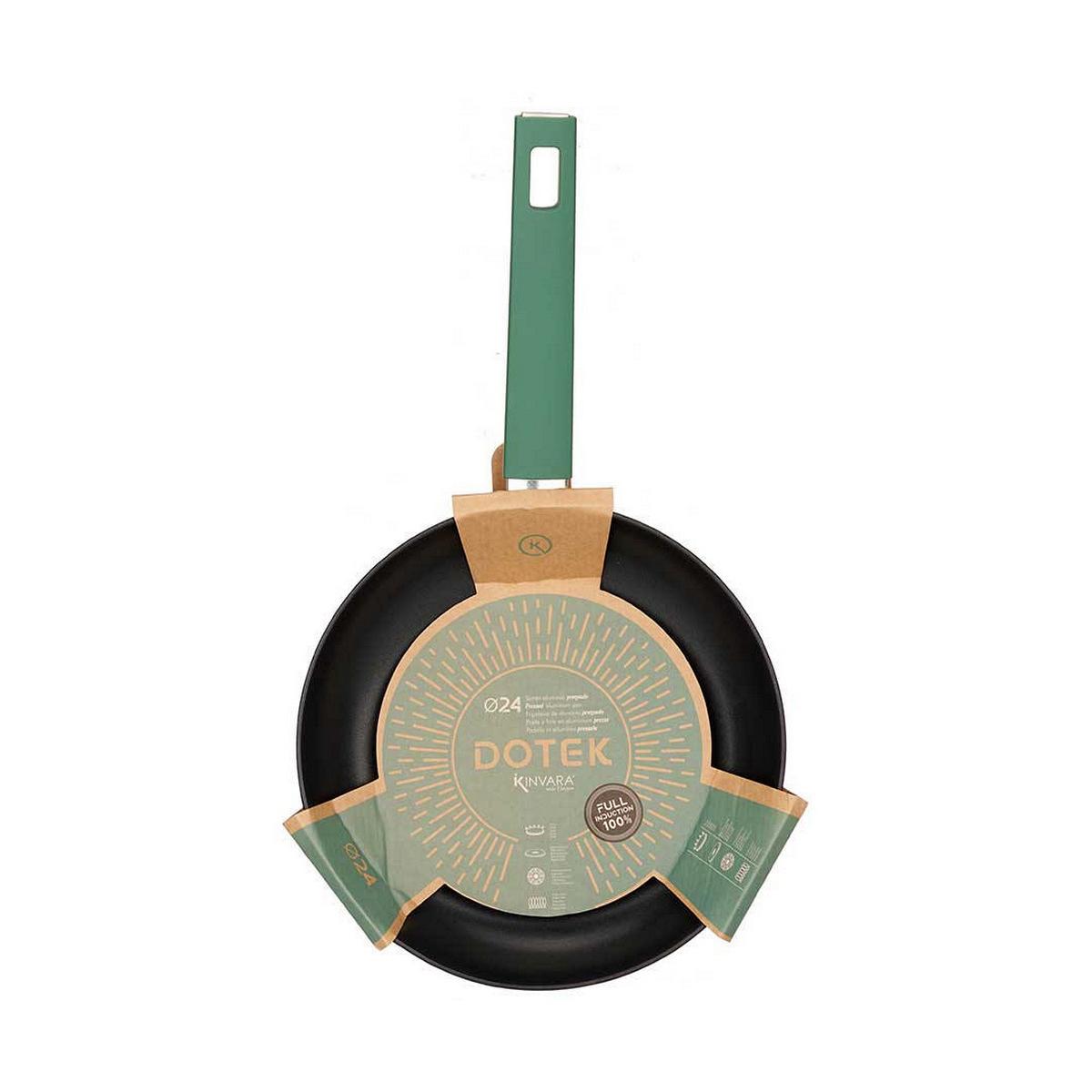 Sartén Antiadherente Negro Verde Ø 24 cm Aluminio